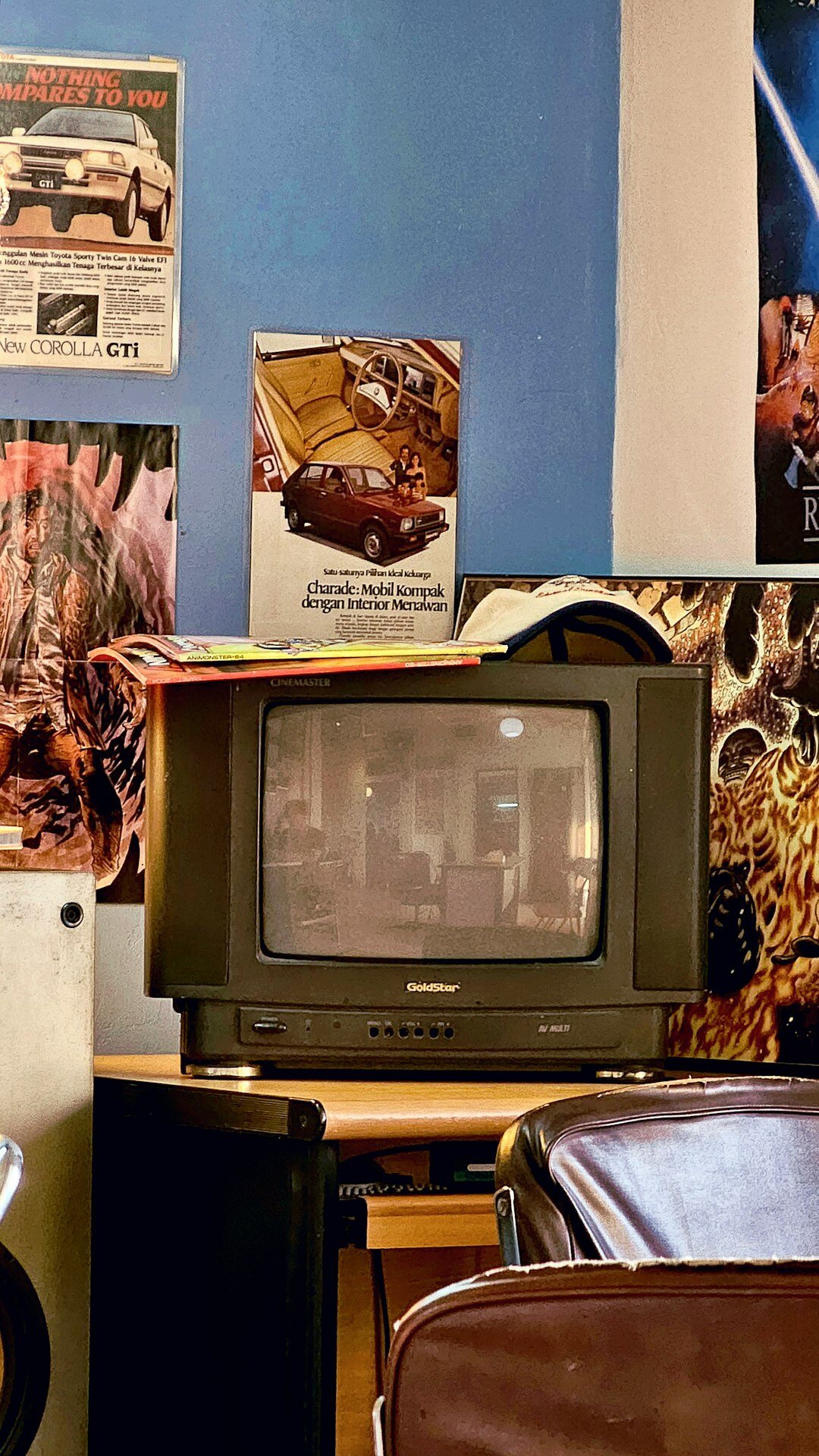 vintage television set