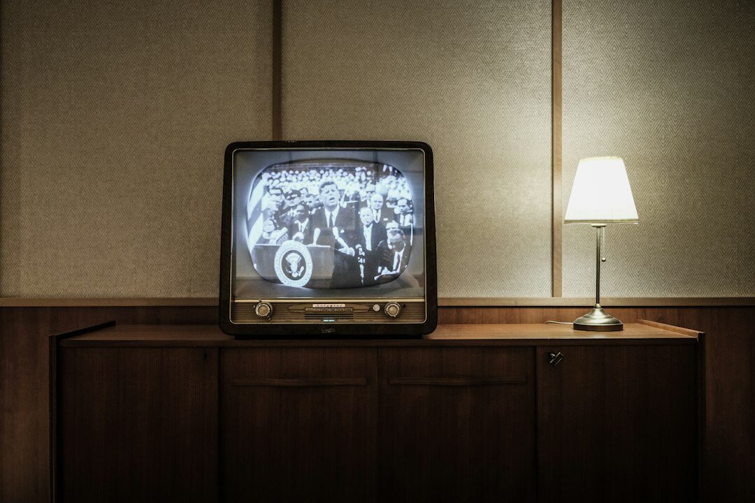 vintage television broadcast