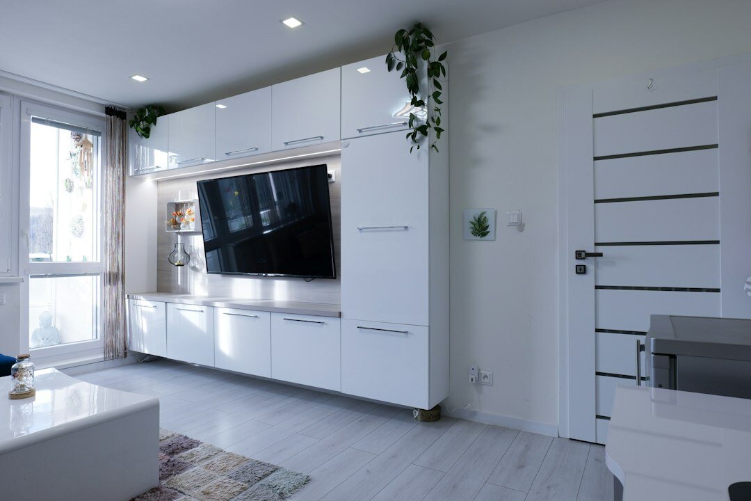 modern flat screen television