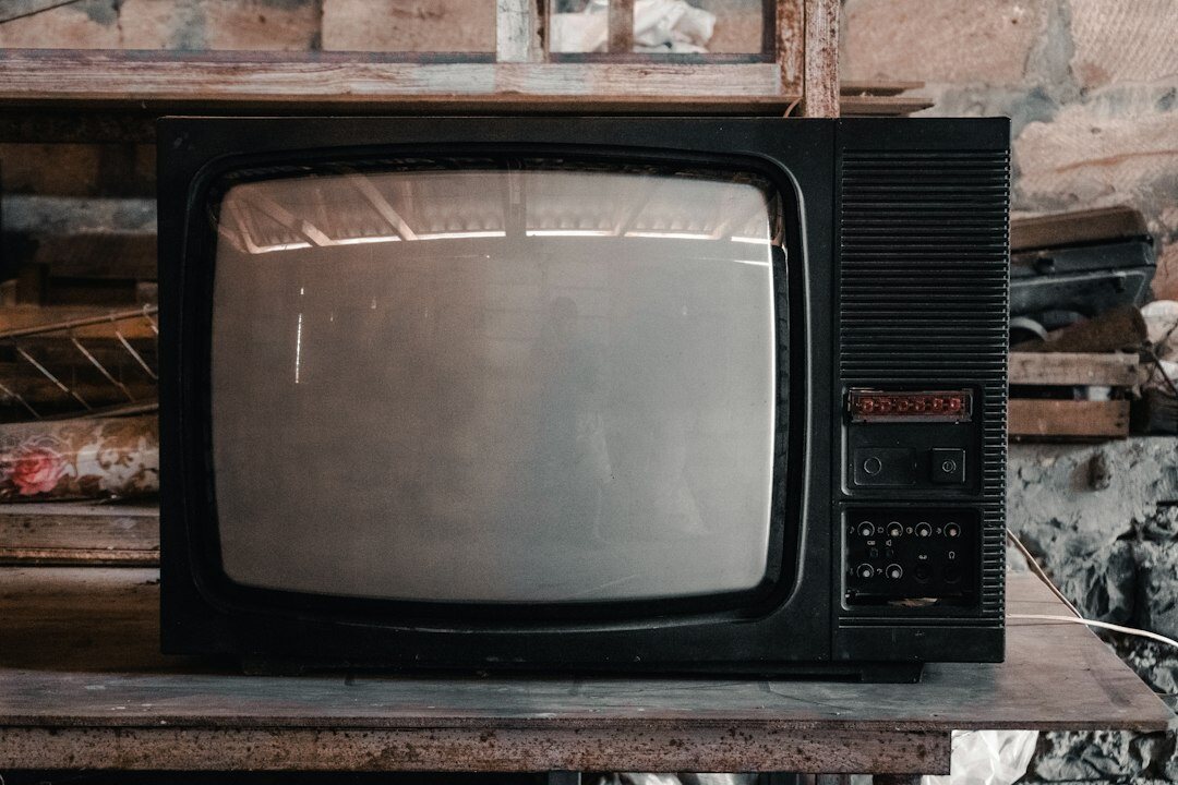 vintage television set